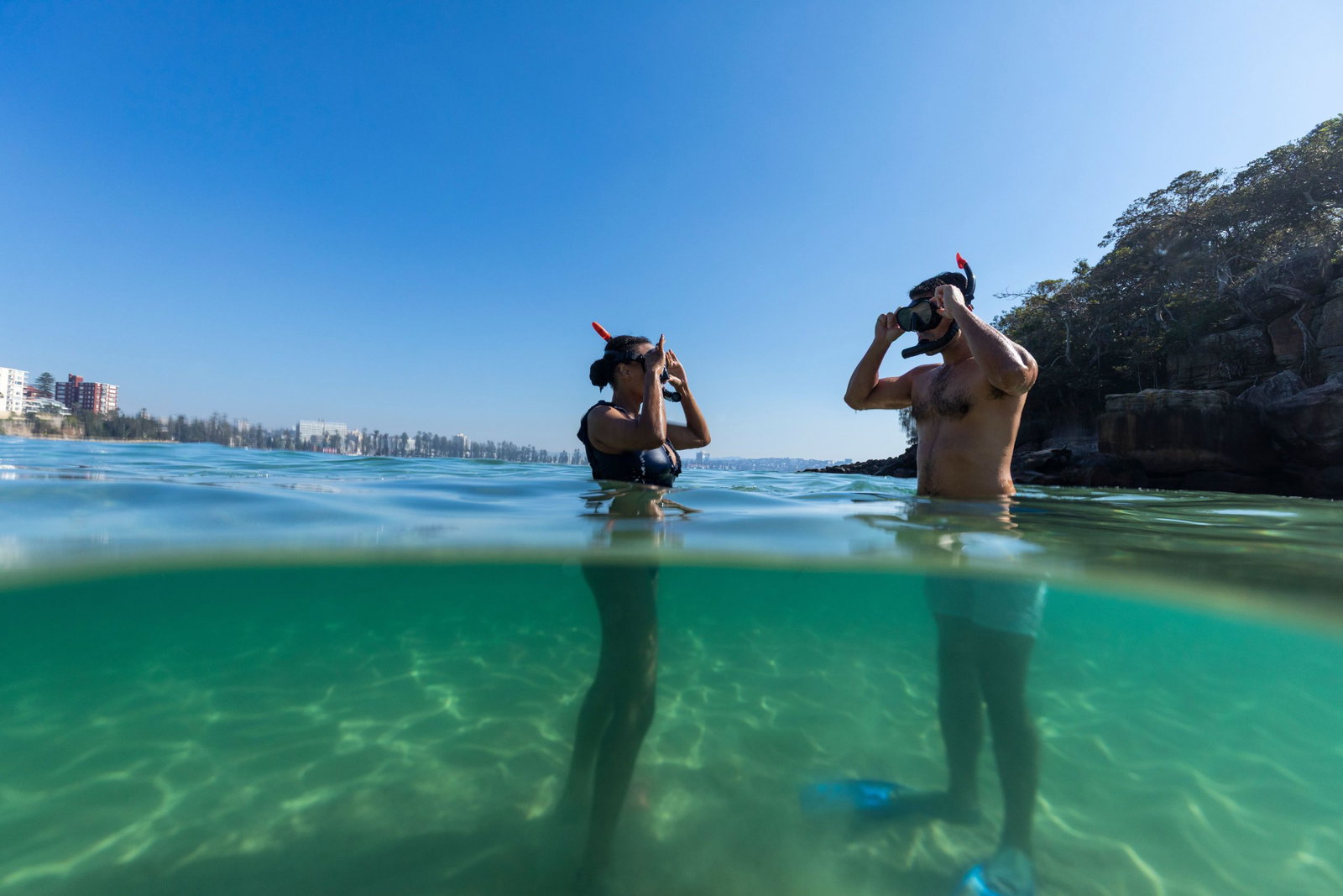 Snorkelling Shelly Beach, Manly private snorkel tour shelly beach